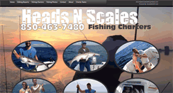 Desktop Screenshot of headsnscalesfishingcharters.com